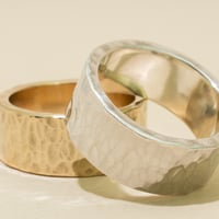 Image 2 of 8mm HAMMERED Band