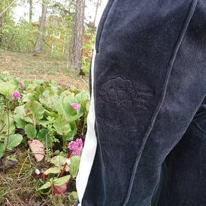 Image of Tracksuit pants Velour Dark blue 