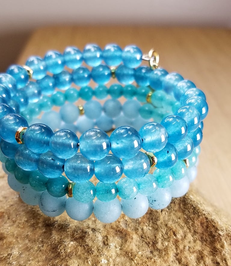 Gradient Waves Wrap Bracelet Image 3