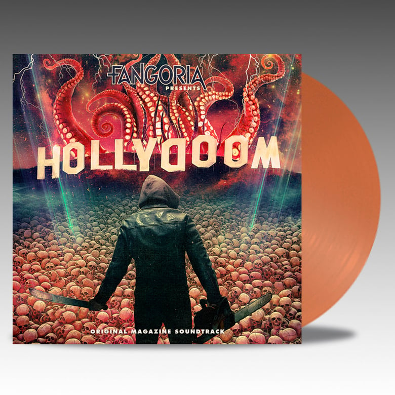 Image of Fangoria Presents Hollydoom 'Translucent Orange' Vinyl - Various Artists