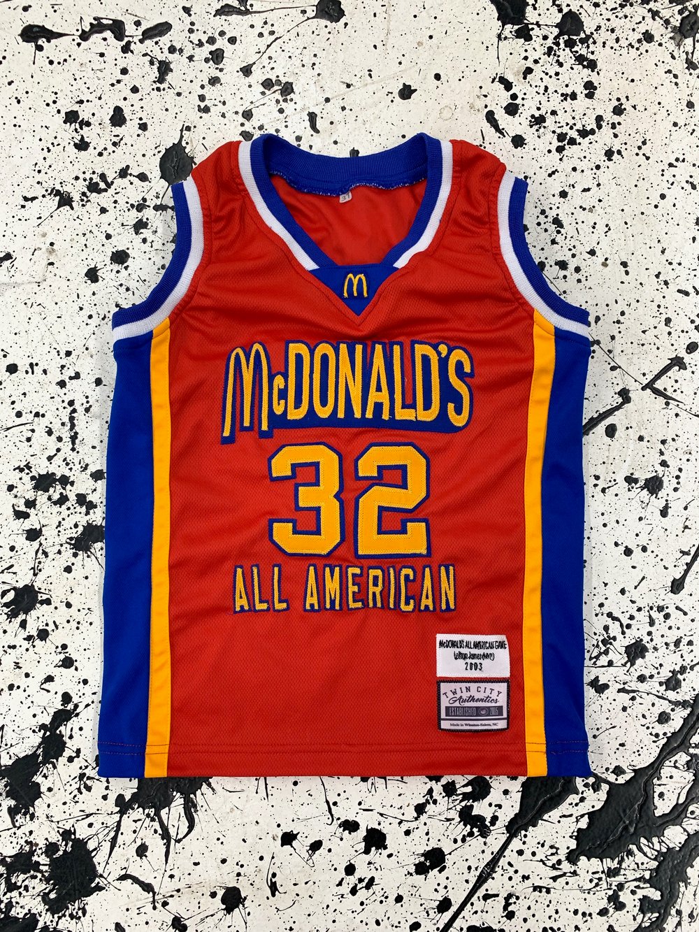 Lot Detail - 2003 LeBron James Game Issued McDonalds All-American Uniform ( Jersey & Shorts)