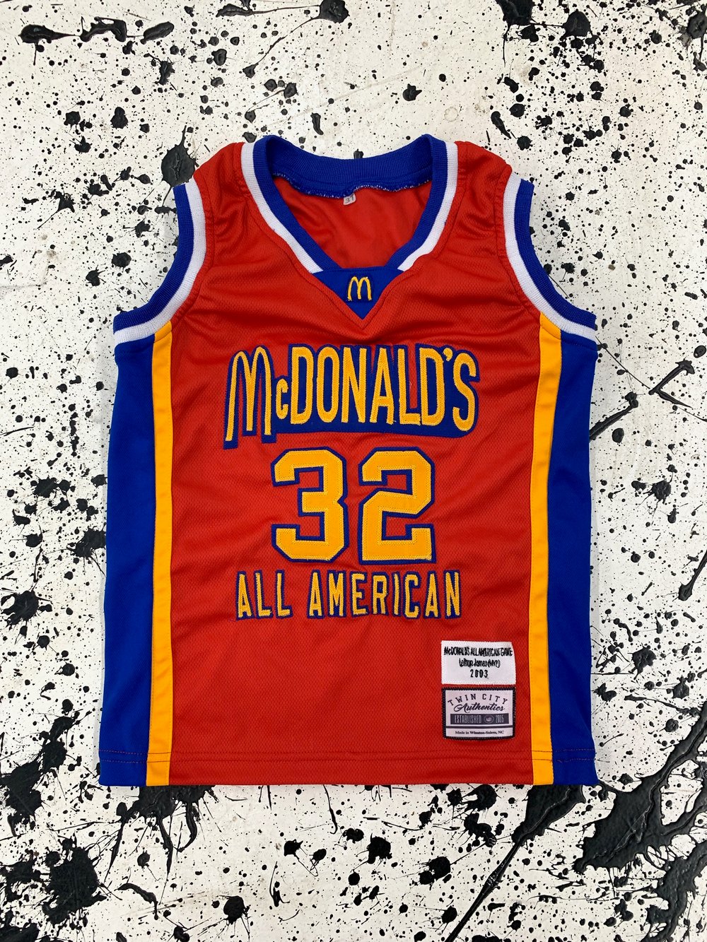 LeBron James McDonalds All American Custom Twincityauthentics
