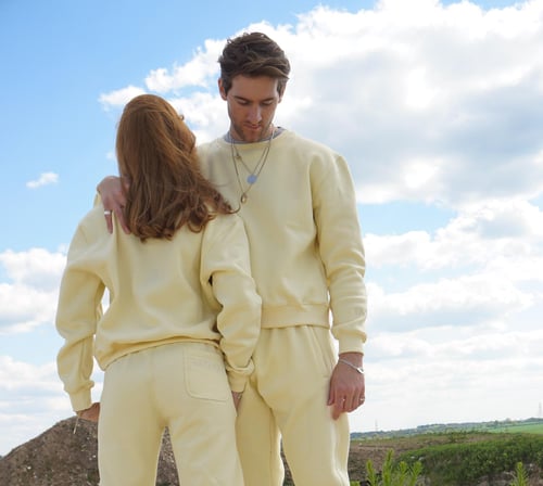 Image of FAEFAE LEMON CREAM SWEATPANTS