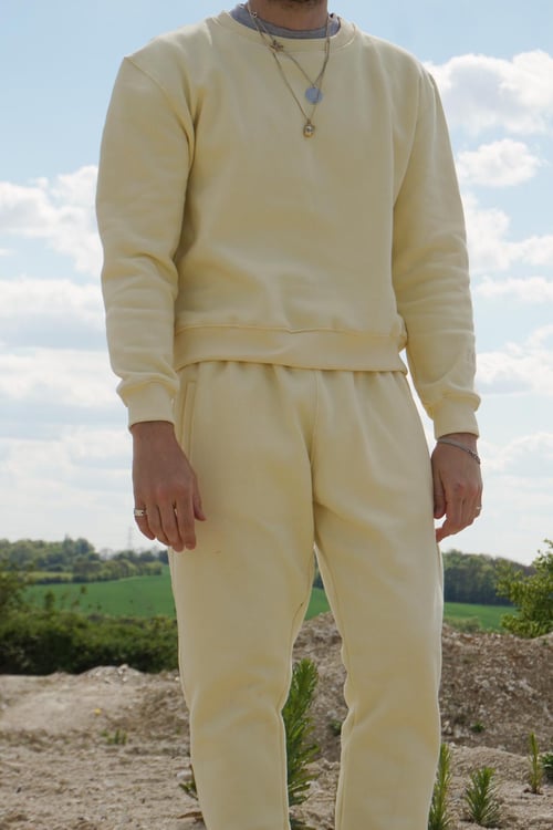 Image of FAEFAE LEMON CREAM SWEATPANTS