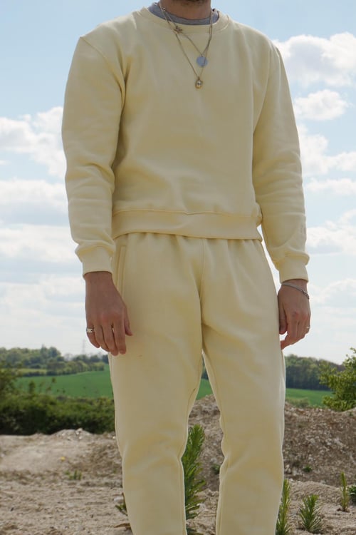 Image of FAEFAE LEMON CREAM SWEATPANTS 