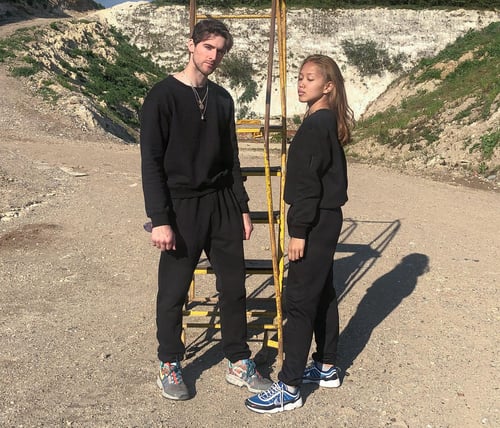 Image of FAEFAE STONE BLACK SWEATER