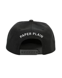 Image 2 of LIGHTENING BOLT SNAPBACK HAT BLACK