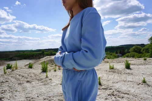 Image of FAEFAE BABY BLUE SWEATER