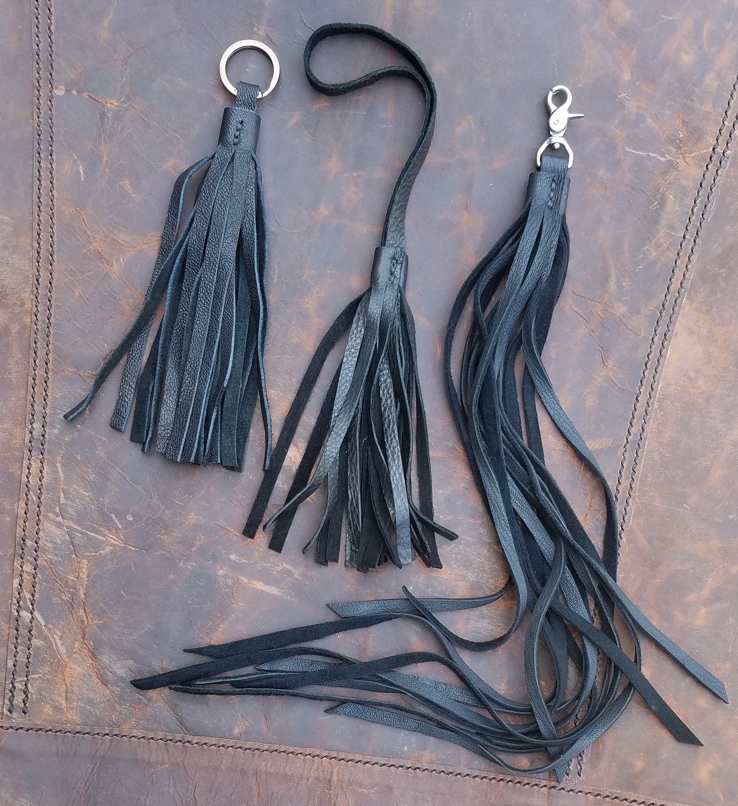 Western Fringe Keychain | Leather Fringe Keychain | Master Supply Co.