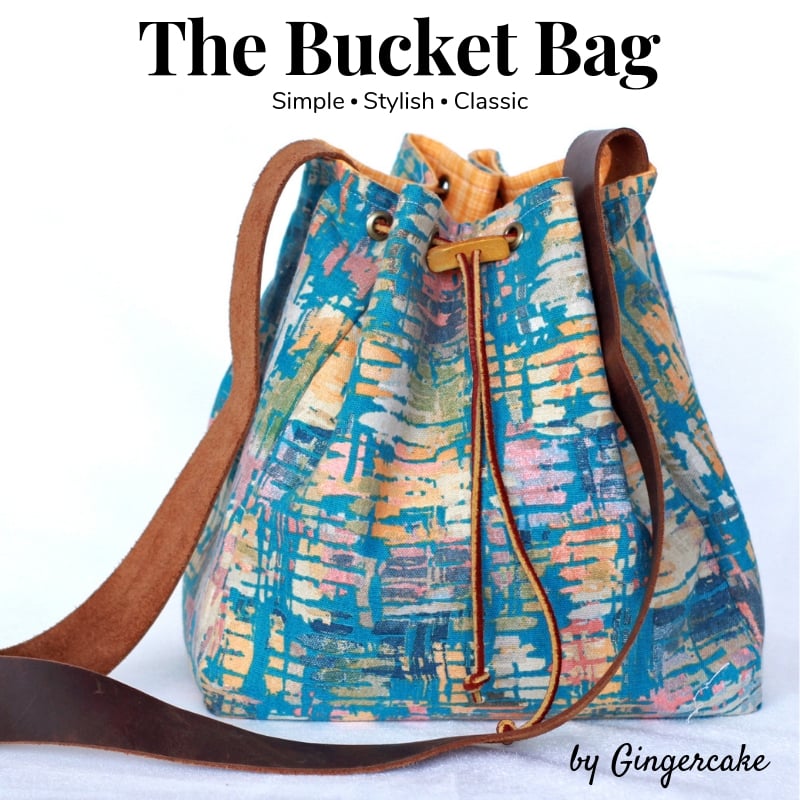 Simple discount bucket bag