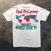 Image 2 of Original 1993 Paul McCartney World Tour Tee.