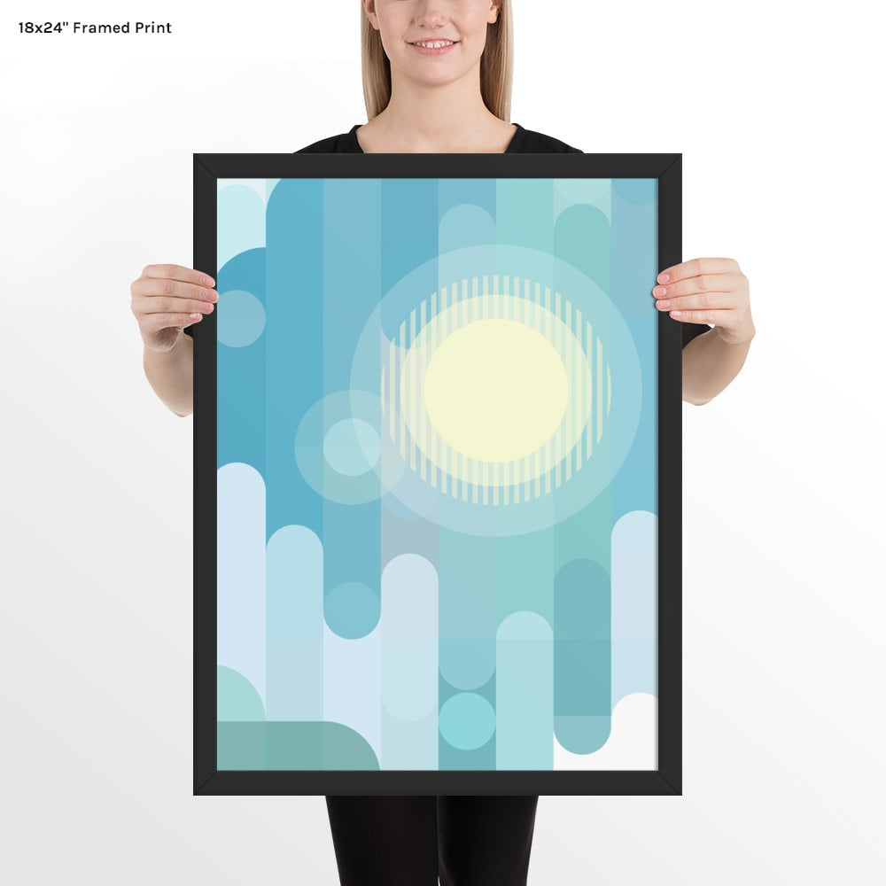 Image of Partly Cloudy Art Print