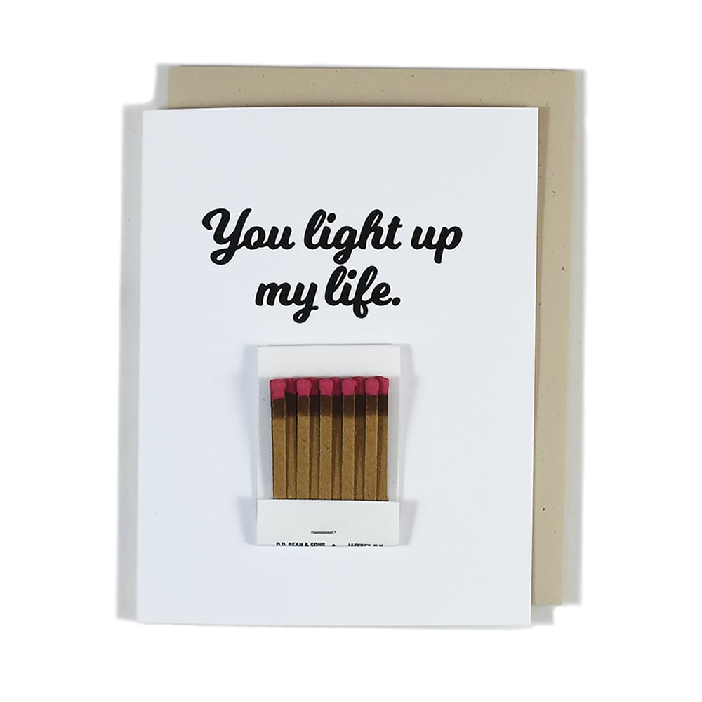 Image of You Light Up My Life Card