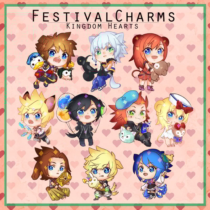 kingdom hearts charm