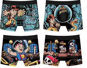 Image of Period Pants by Hairbraineddesigns - Men's Boxer Briefs It belongs in a Museum and One eyed Willie