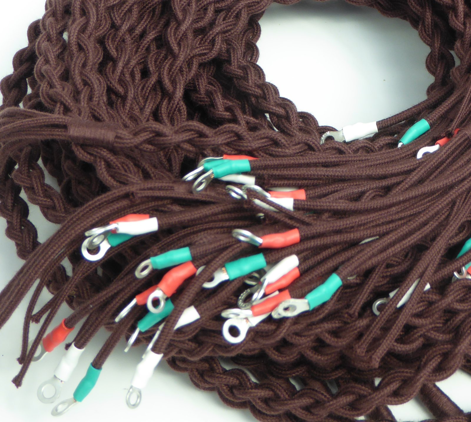 Bakelite GPO Telephone Handset Cord All Colours Top Quality Braided & Plaited 