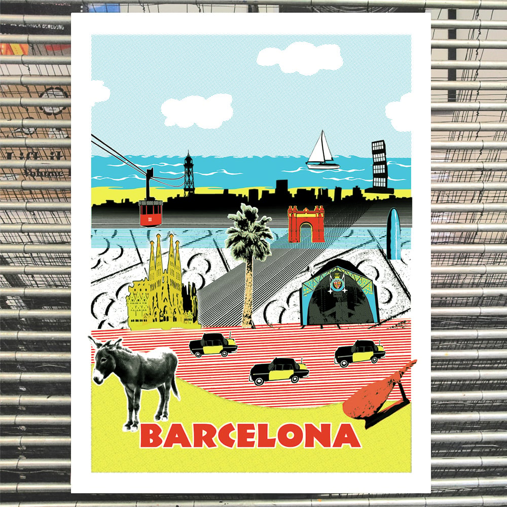 BARCELONA<br> (art print)