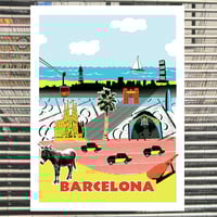 Image 3 of BARCELONA<br> (art print)