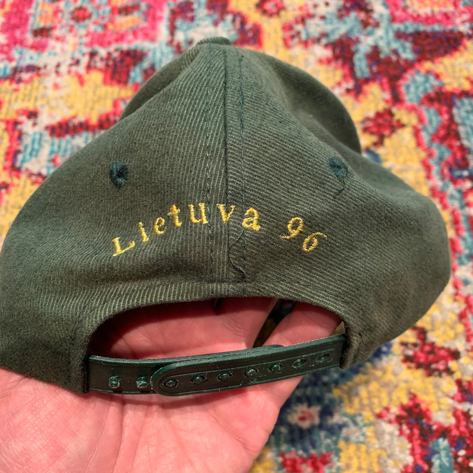 1996 Lithuanian basketball Vintage Cap 