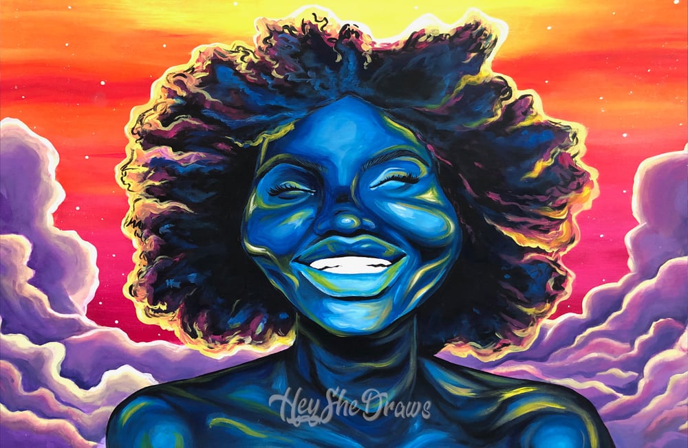 Image of 'Head in the Clouds" Print