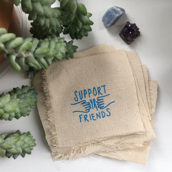 Image of support yr friends patch