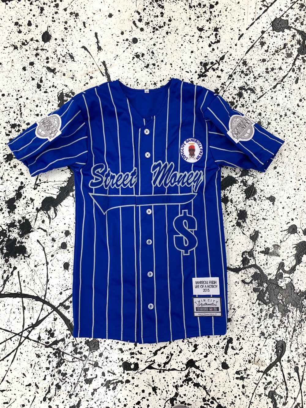 Custom Bankroll Braves & “Life Of A Hot Boy” Baseball jerseys