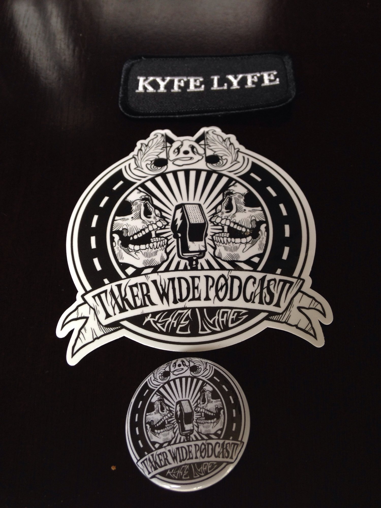 Image of Patch, Sticker, Pin Combo