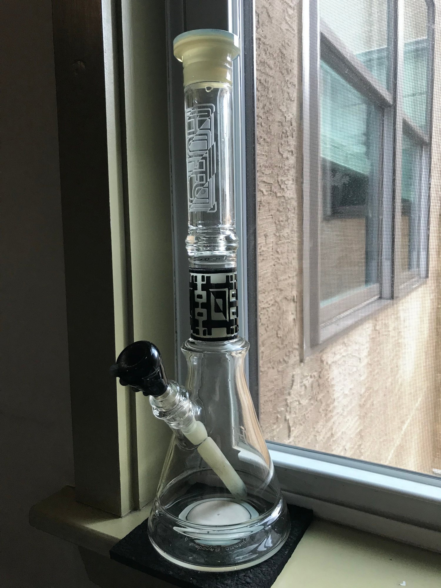 Image of Huffy Glass Worked Beaker