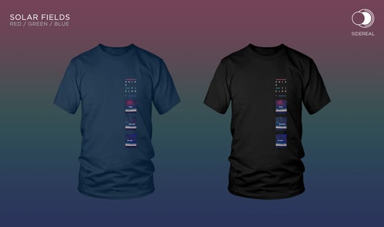Image of Solar Fields 'RGB' T-shirt