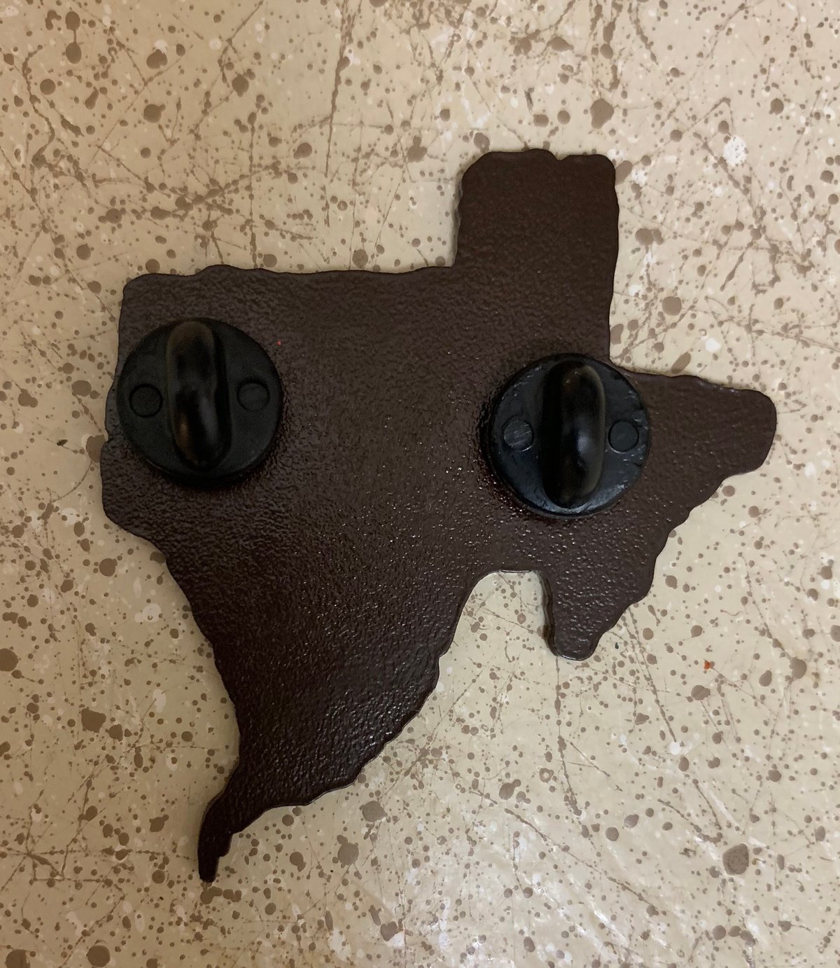 Image of Texas Veggie Pizza Enamel Pin