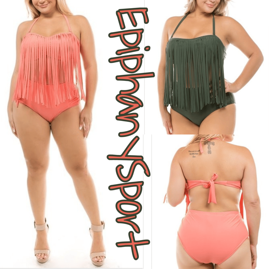 Image of The Dhalia Fringe Bikini-**Plus/Curvy**ON SALE