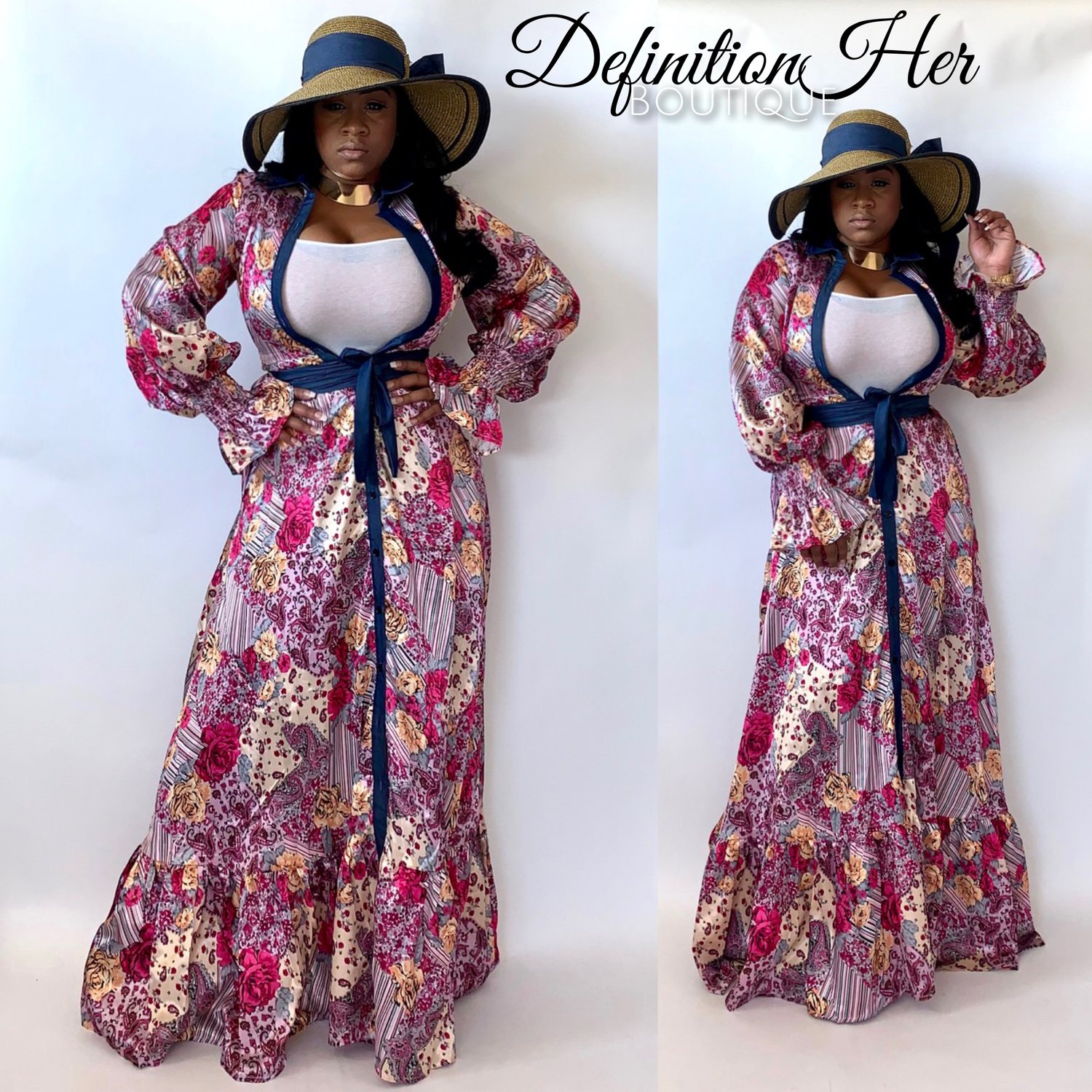Image of Denim & All Kinds of Class Maxi