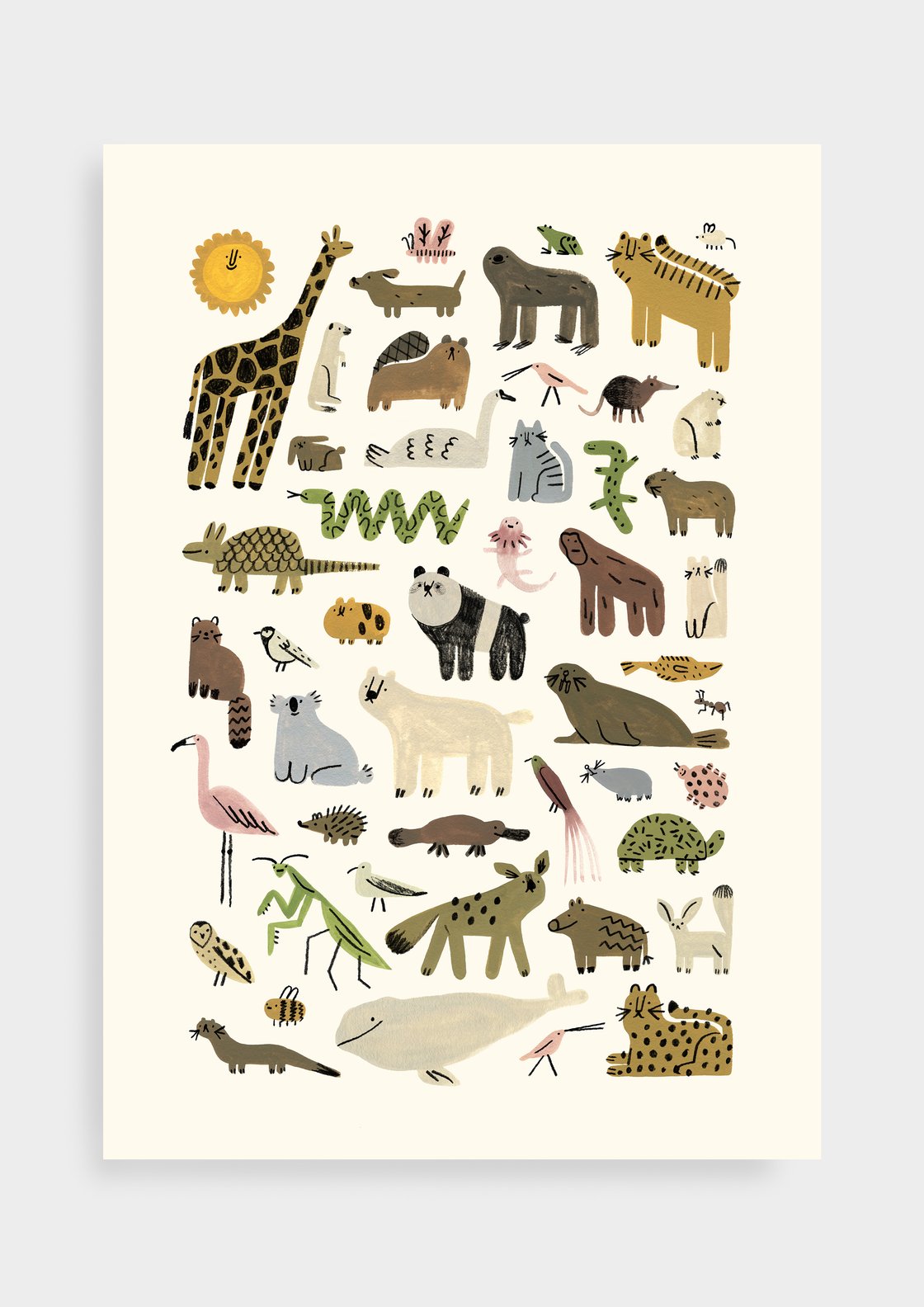 Image of Dorky Animals • Poster