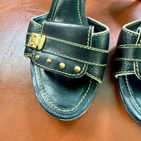 Image 9 of Louis Vuitton Studded Leather Shoes 38.5/8.5