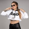 Bad London Athletics Clothing Premium Cropped Hoodie Designer Street Wear and fitness fashion