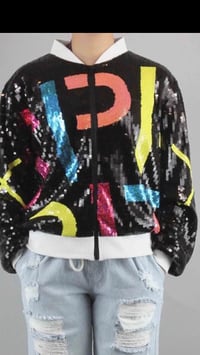 Sequin Jacket With Multi Colors