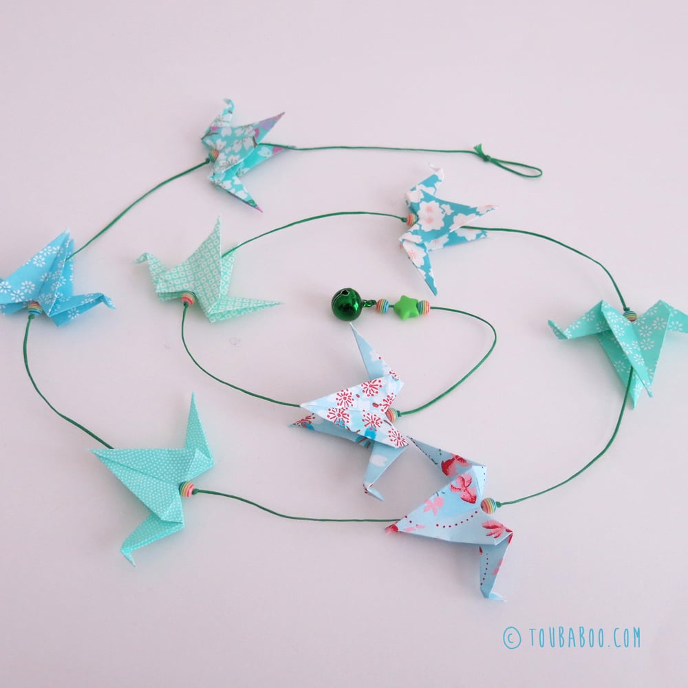 Image of Guirlande grues origami