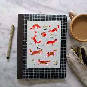 Image of Fox Sticker Sheet