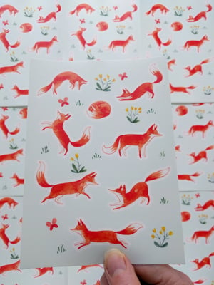 Image of Fox Sticker Sheet