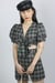 Image of Emily Set in Green & Grey Tartan