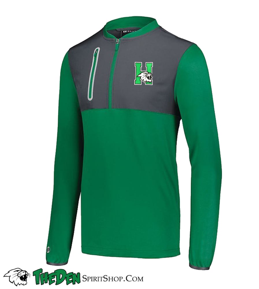 Image of Holloway Weld Hybrid Pullover Jacket, Green