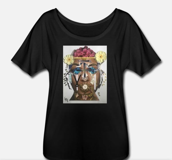 Image of Nachami Women's Off The Shoulder T-shirt (also available in white)
