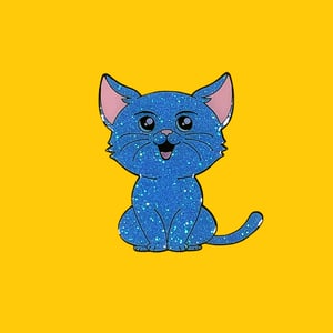 Image of Sparkle Cat- Charity Fundraiser pin