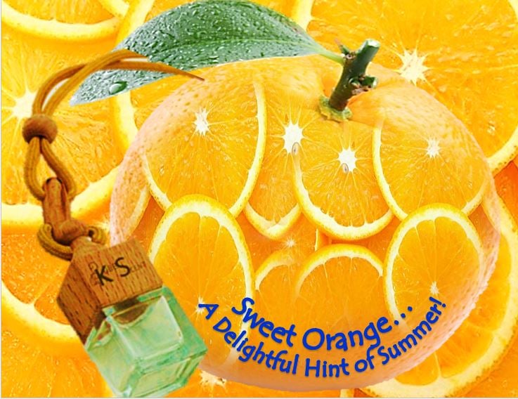 Image of Sweet Orange Car Air Freshener