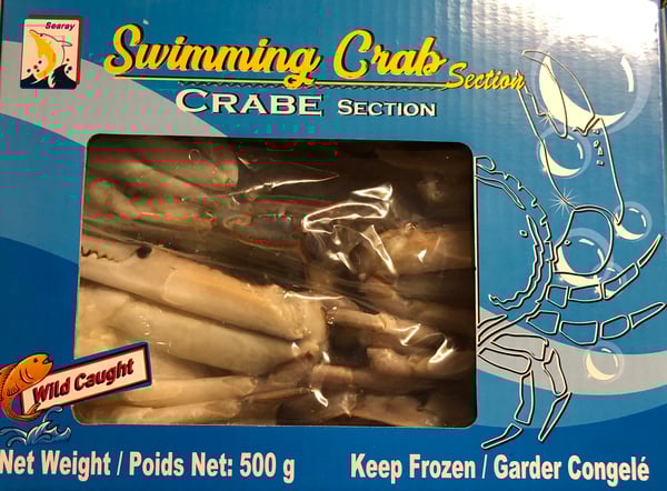 Image of Swimming Crab Section ( Cut in Half )