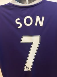 Image 8 of Tottenham Hotspur “SON 7” 2015/16 Third Shirt + PL patches (XL)