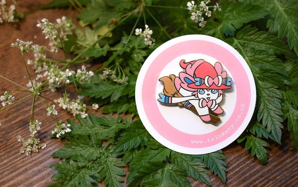 Image of Witch Sylveon - Pin Badge