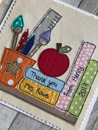 Image 4 of “Thank you teacher” card 