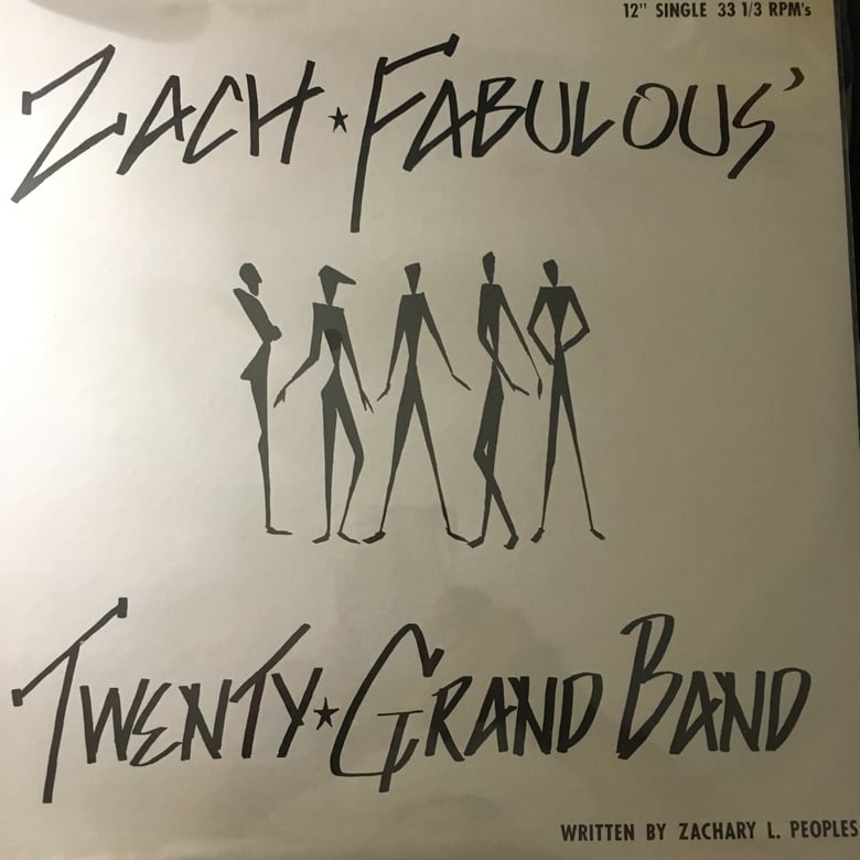 Image of ZACH FABULOUS’ TWENTY GRAND BAND - “ LOVE STORY 1980’s “