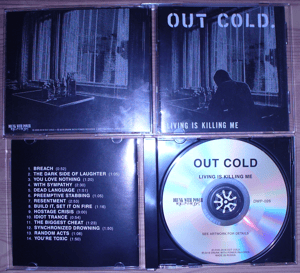 Image of OUT COLD "Living Is Killing Me" CD